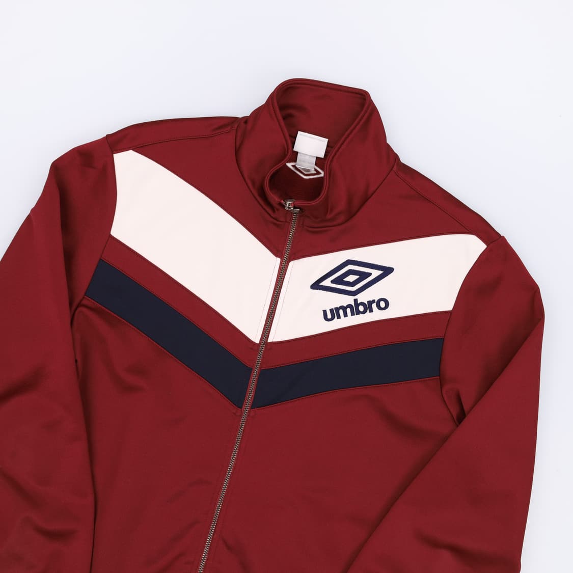 M 엄브로 올드스쿨 배색 트랙탑 져지 자켓 버건디 4183 상품이미지4