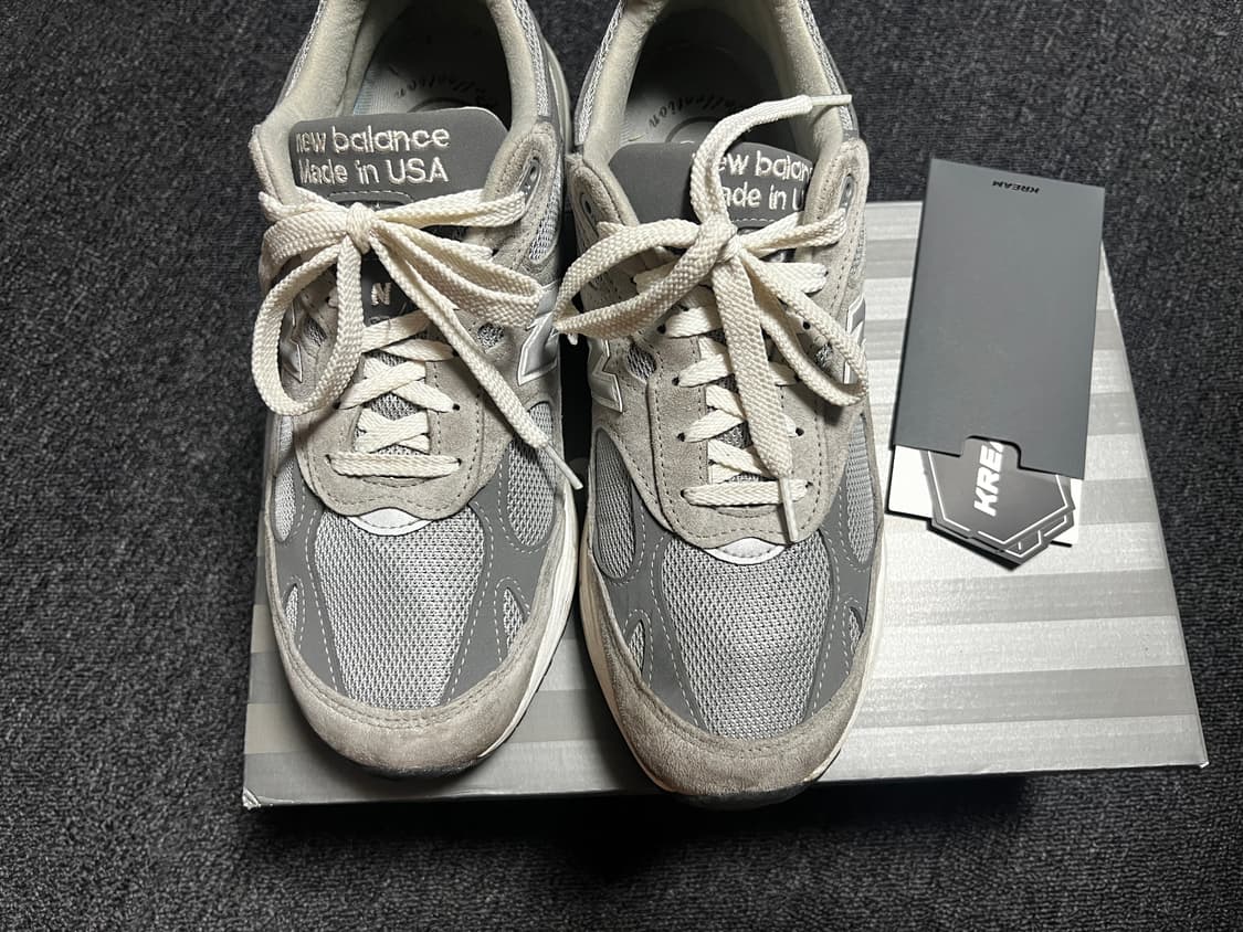 뉴발란스 993 메이드 인 USA 그레이 - D 스탠다드 상품이미지4