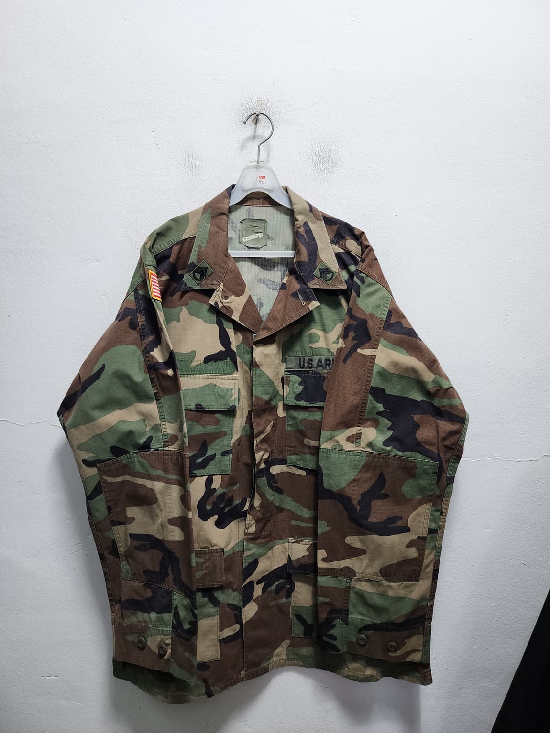 미군 우드랜드 패턴 패치워크 자켓  상품이미지1