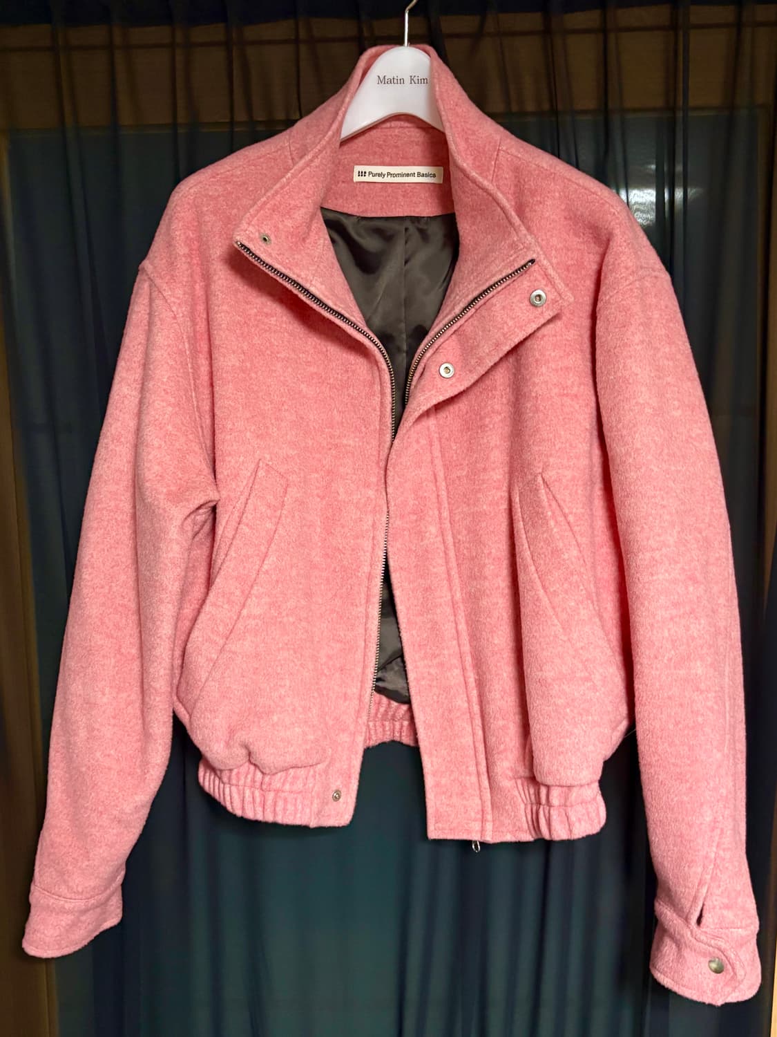 PPB 브러쉬 울 숏 자켓 핑크 상품이미지2