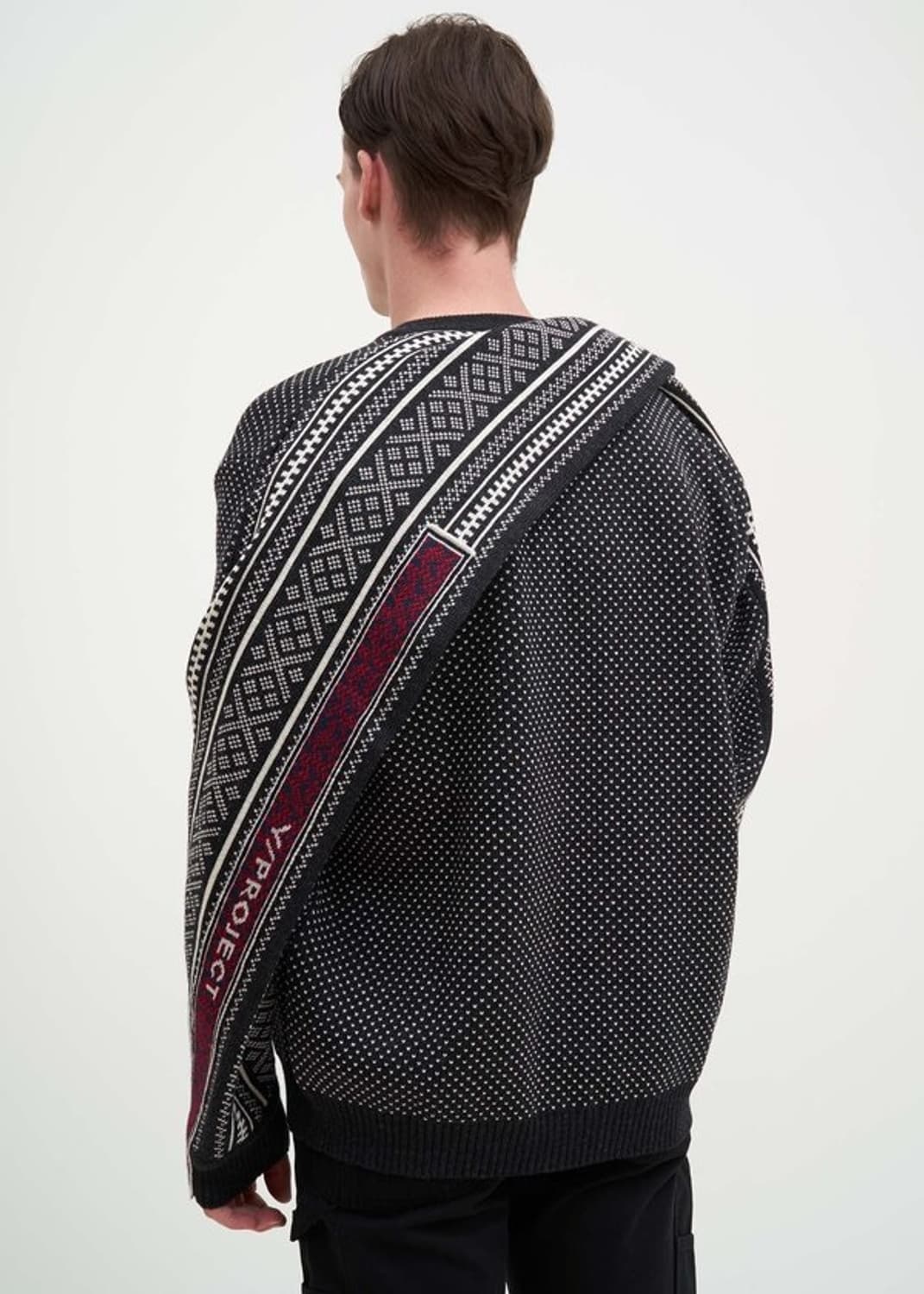 와이프로젝트 패턴 니트 상품이미지2