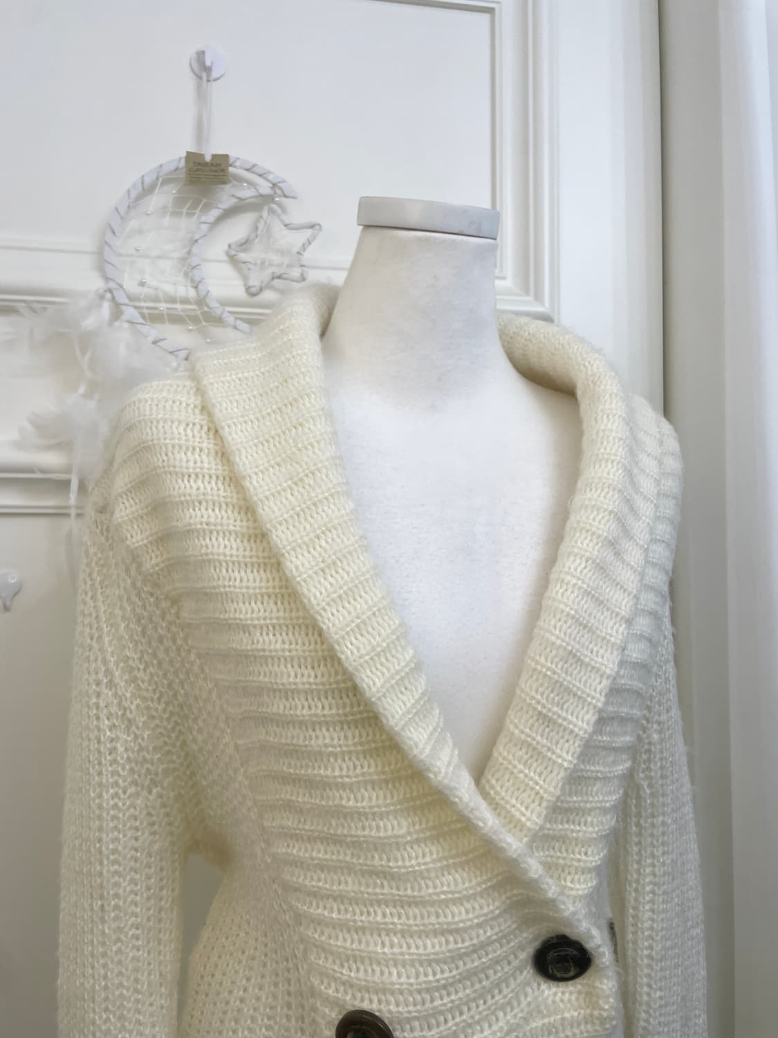 DURAS ivory double opc cardigan 상품이미지6