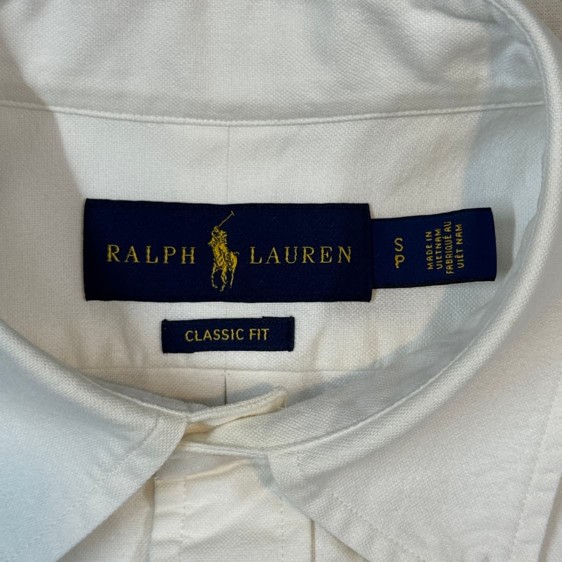 S) 폴로 랄프로렌 클래식핏 화이트 옥스포드 셔츠 T97 상품이미지6