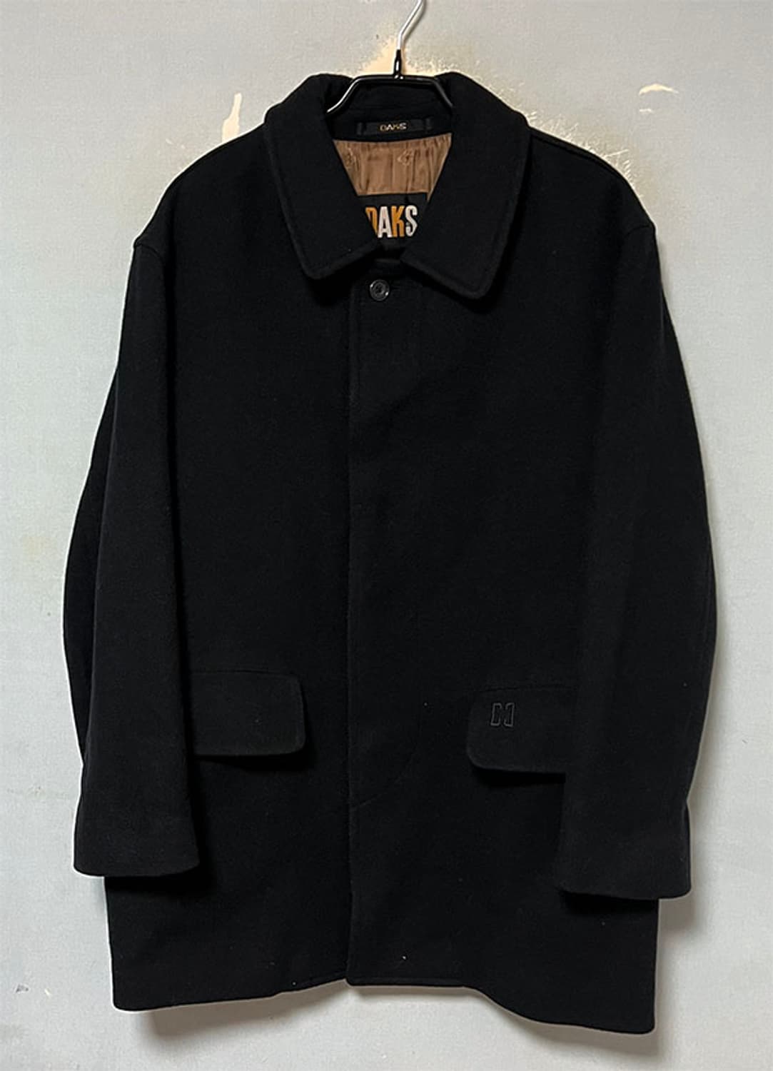 DAKS 닥스 남자 모직자켓 코트 블랙 100-105 상품이미지1