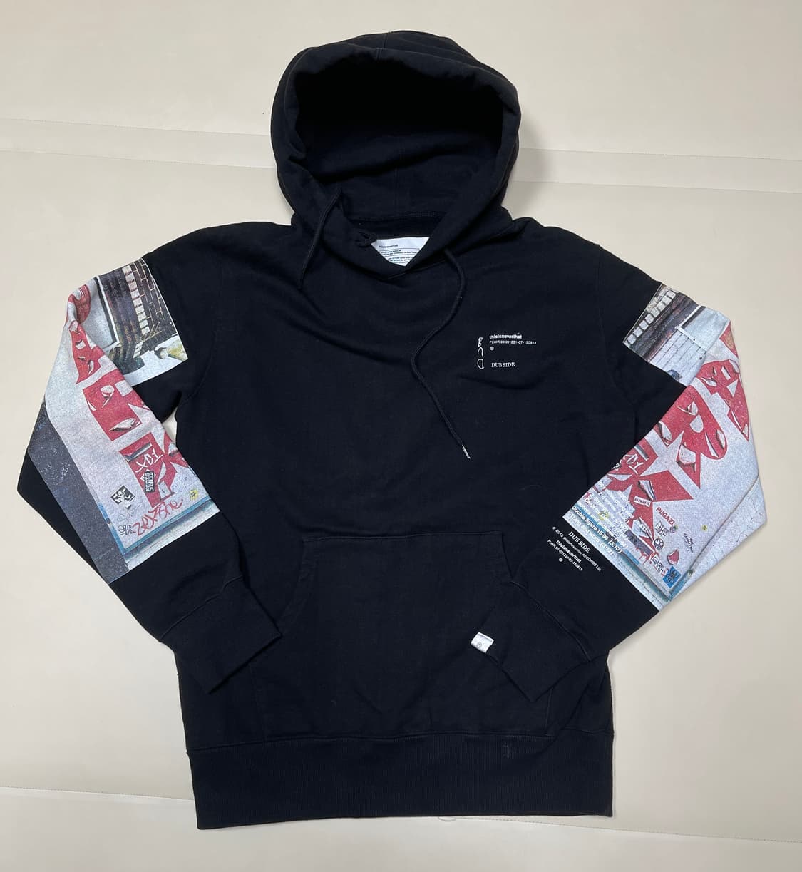 디스이즈네버댓 park 블랙 헤비웨이트 기모후드티 상품이미지1