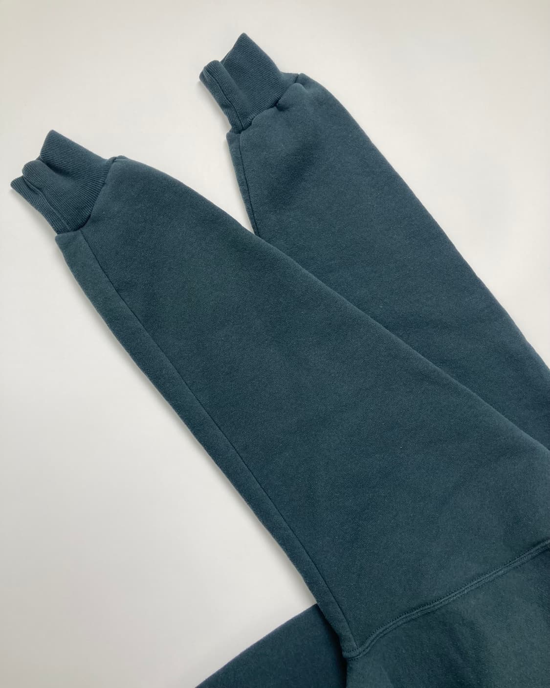 90s Russell Zip Up Hoodie (sage green) 상품이미지8