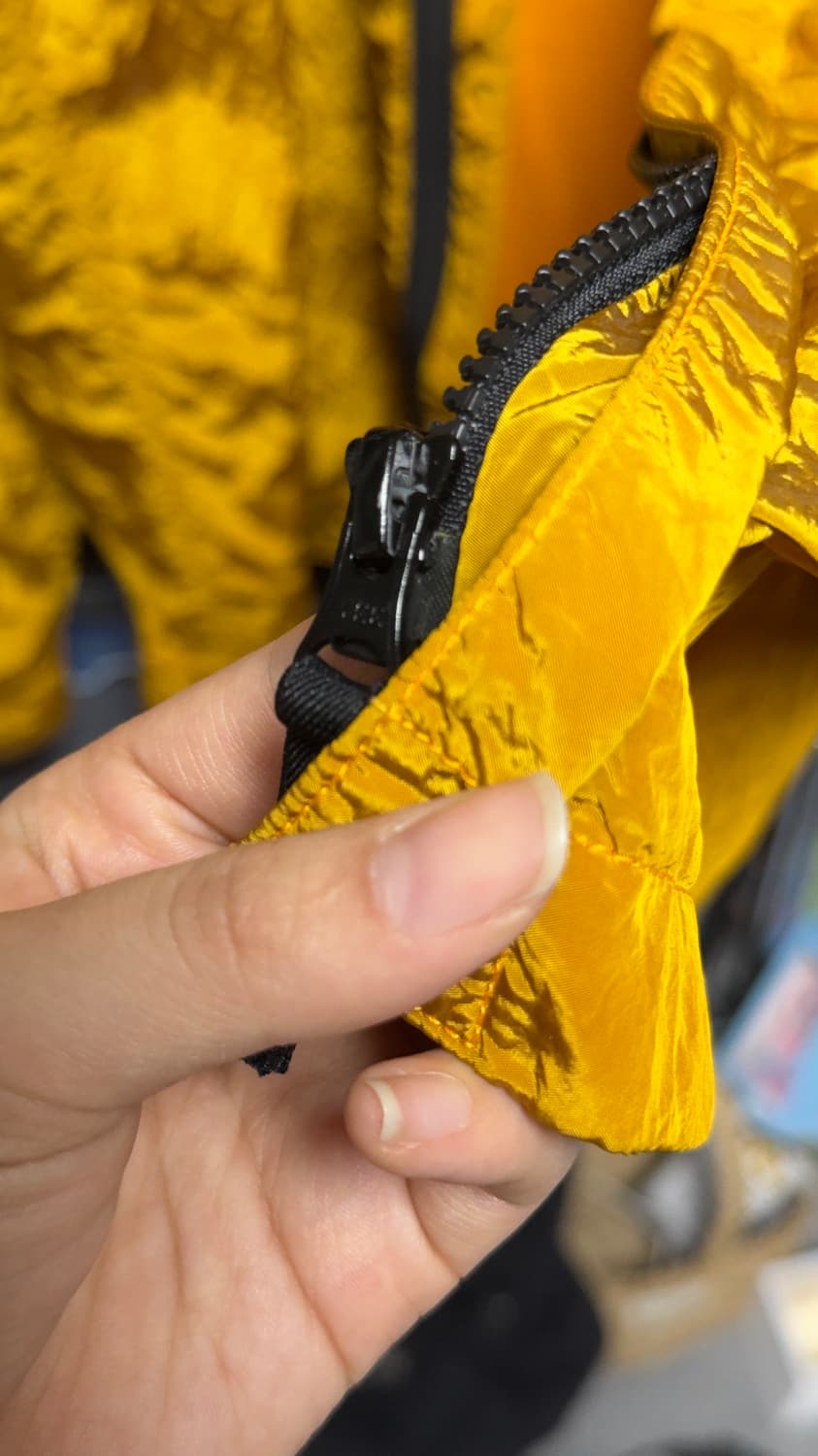 스톤아일랜드 나일론메탈 오버셔츠 옐로우 xxl 상품이미지6