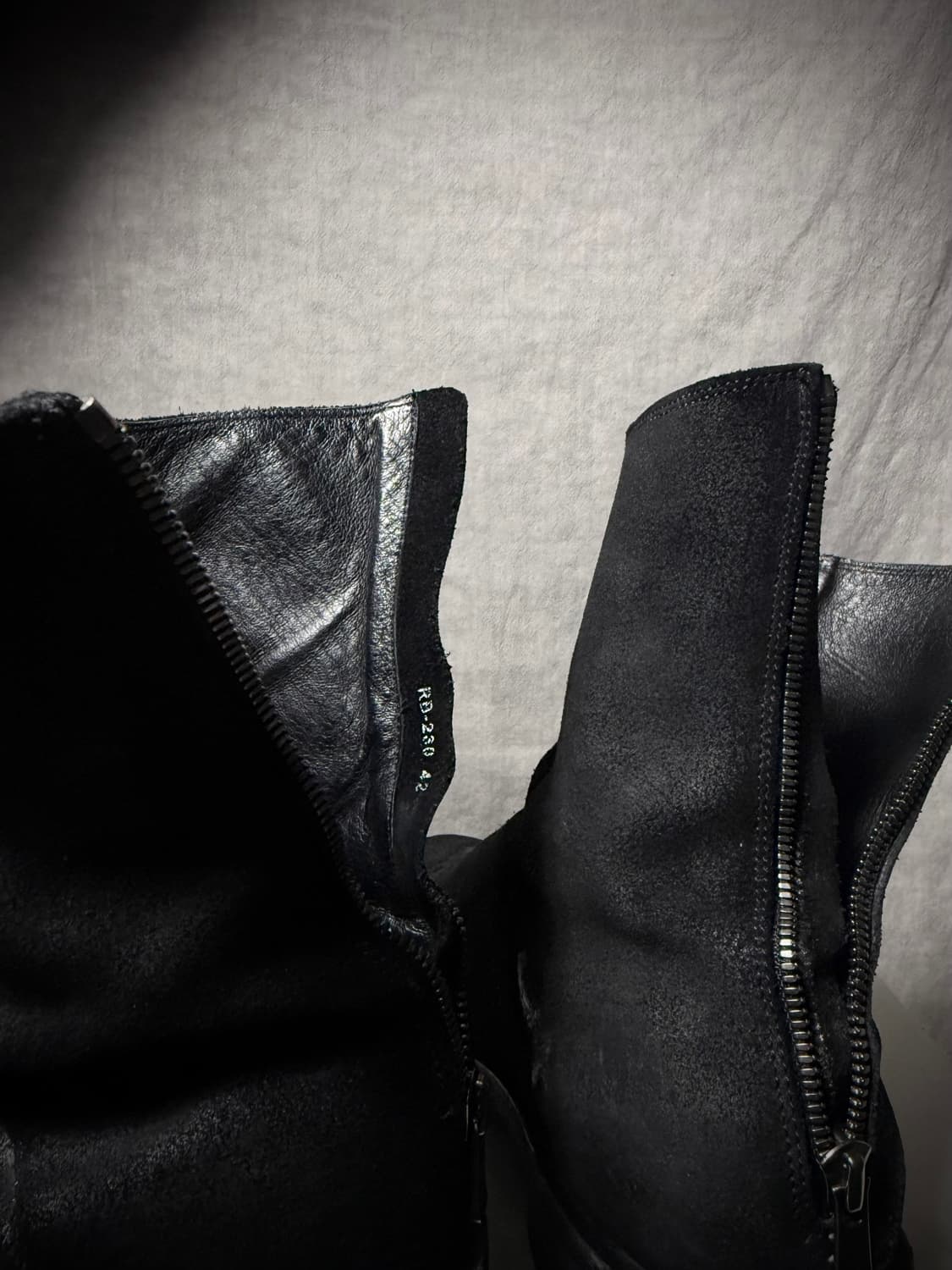 RIPVANWINKLE Anatomical Back-Zip Boots 상품이미지5