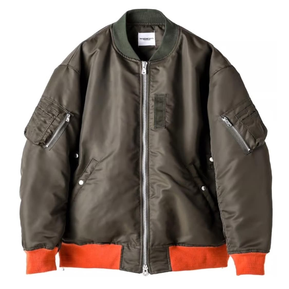 타카히로미야시타 더 솔로이스트 오버사이즈 봄버 MA-1 자켓 올리브 상품이미지1