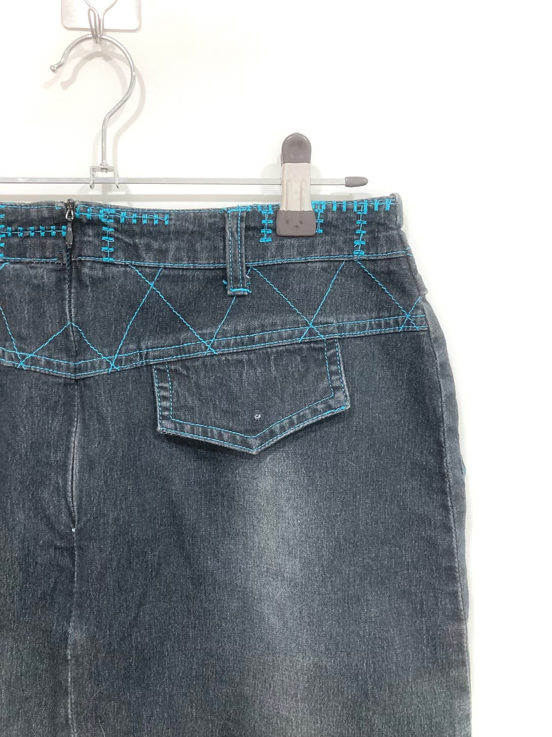 stitch pocket washing eyelet skirt 상품이미지5