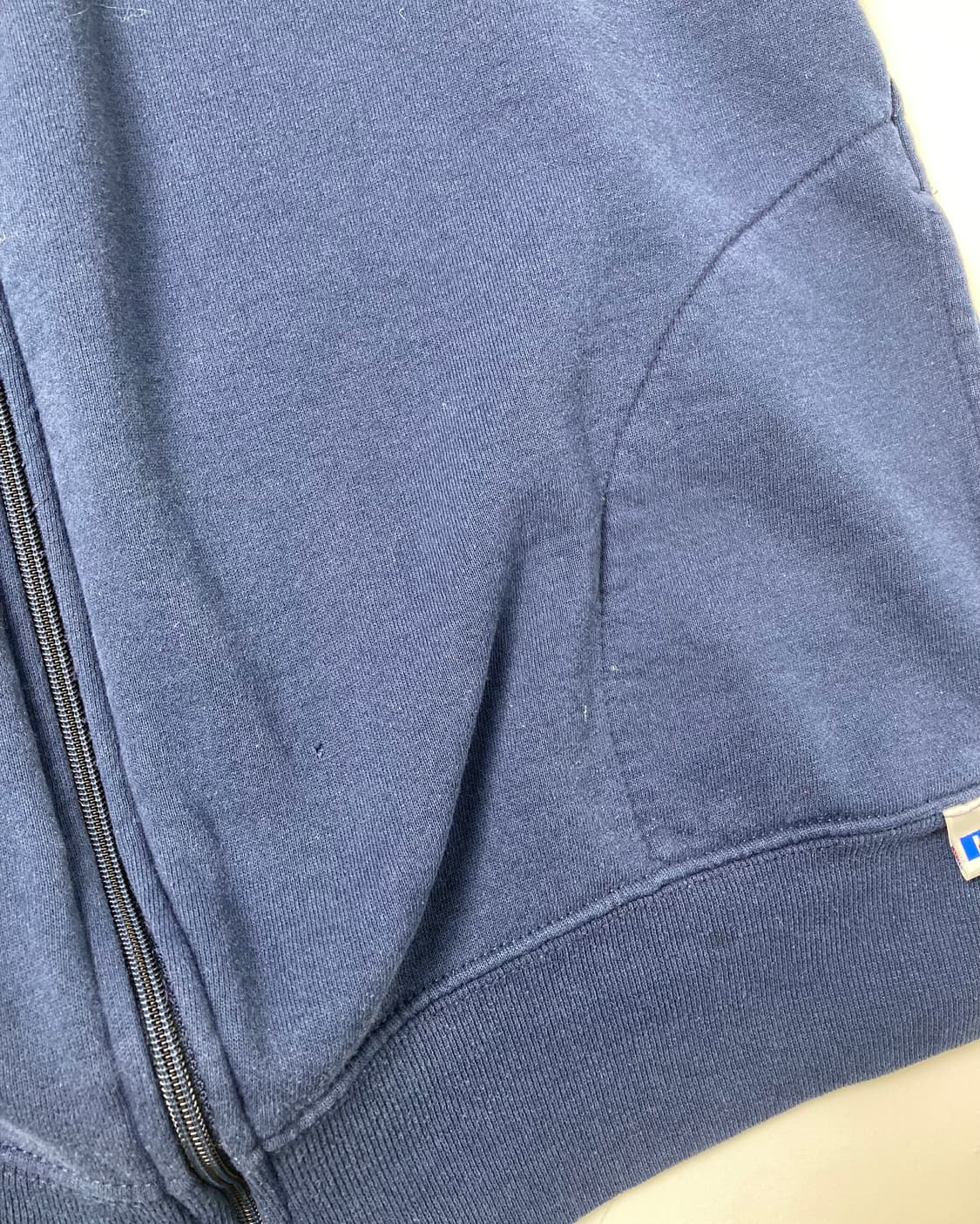90s Russell Zip Up Sweatshirt (navy) 상품이미지9