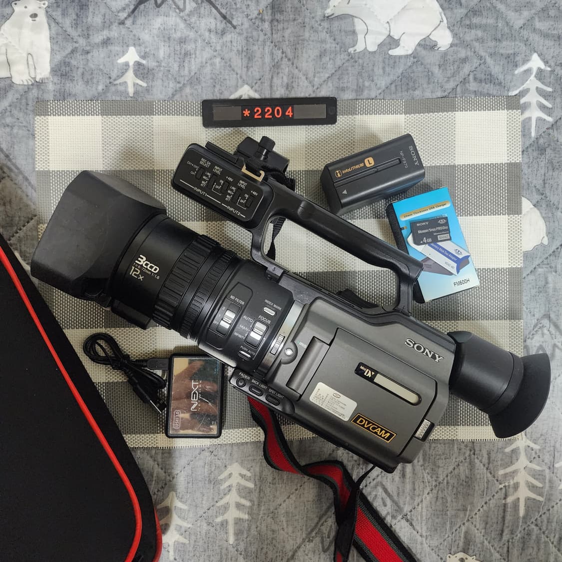 소니 DVCAM 6미리 DSR-PD 170 캠코더 가방세트 상품이미지1