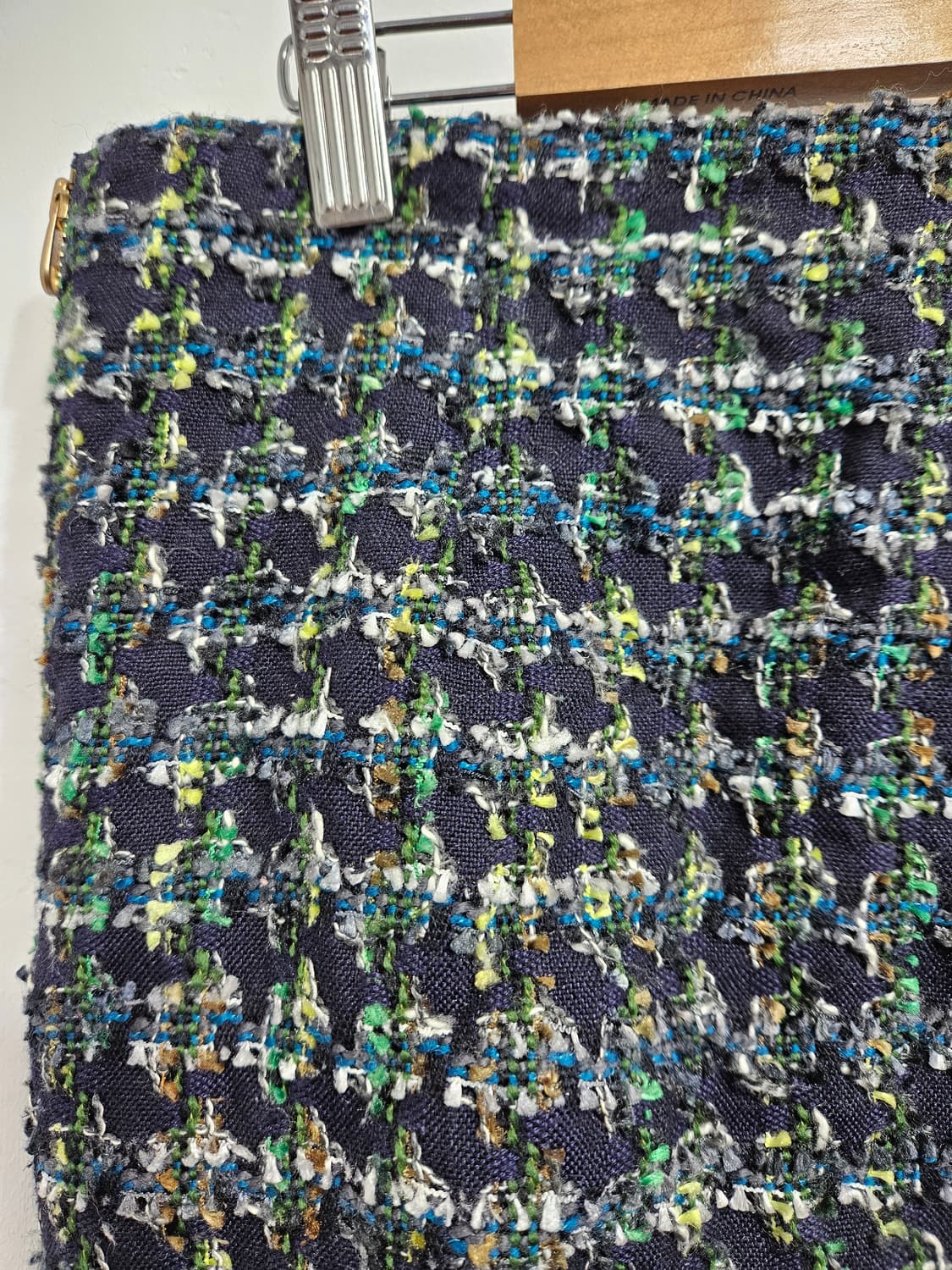 McGinn 트위드 미니스커트 밑단 데님 포인트 상품이미지4