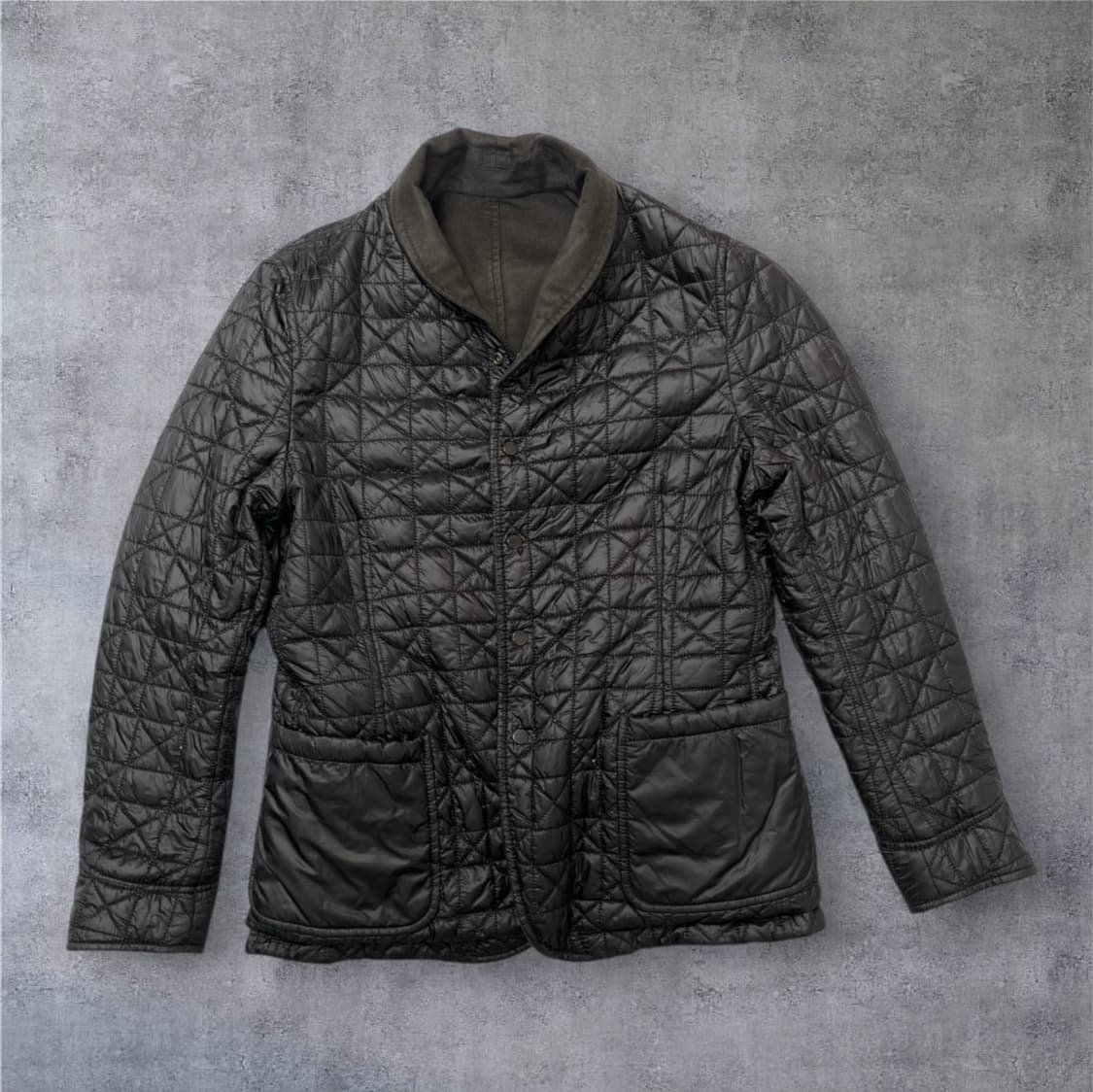 아르마니 꼴레지오니 리버시블 퀄팅 스웨이드 자켓 46 상품이미지7