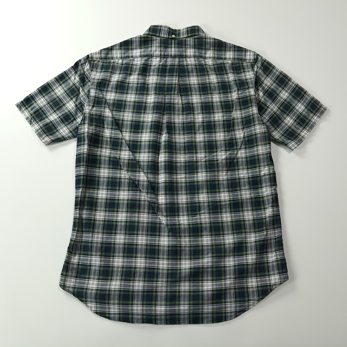 CK412 XL 폴로 90s 클래식 타탄체크 반팔 셔츠 남방 상품이미지6