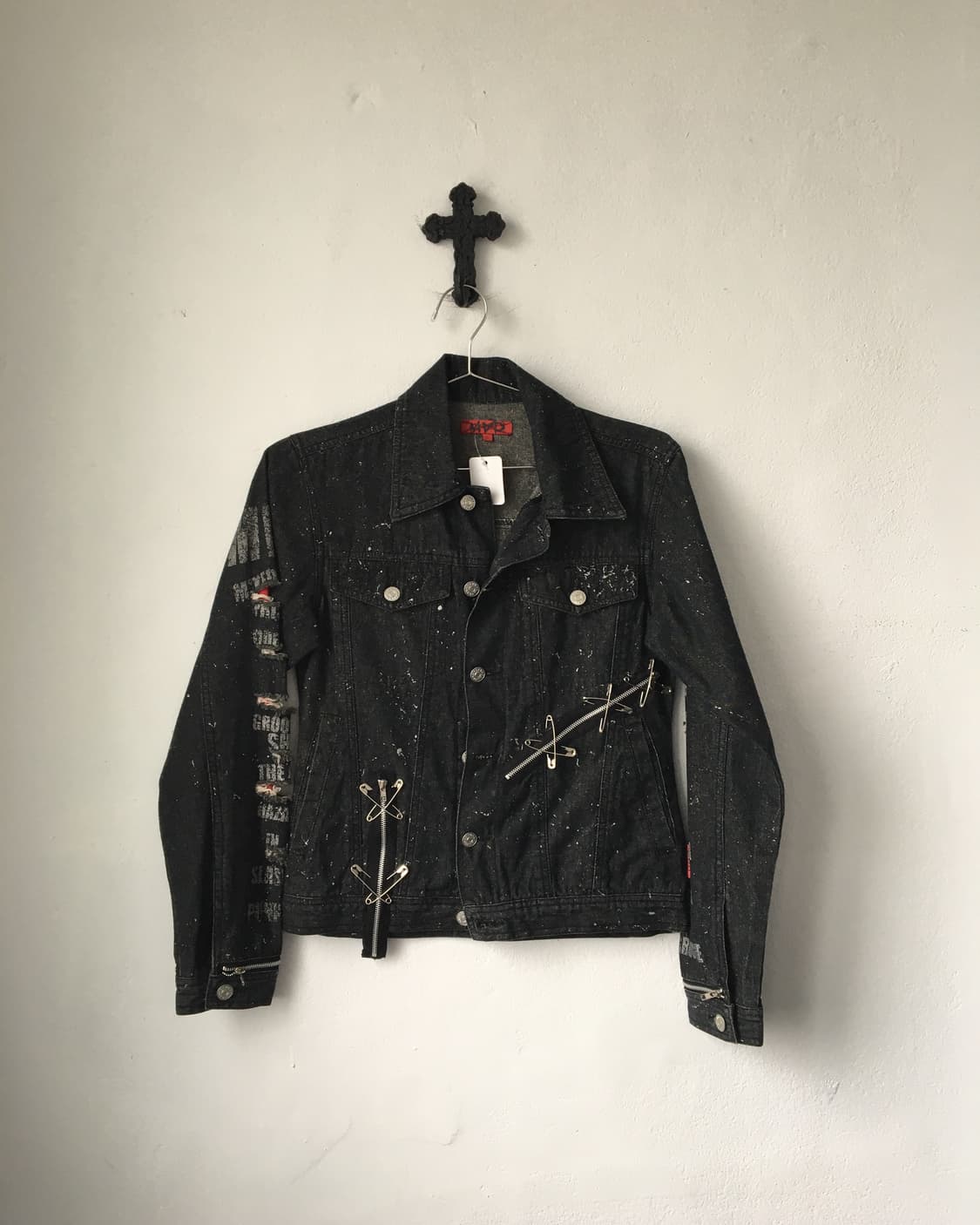 Damage punk mood trucker jacket 상품이미지2