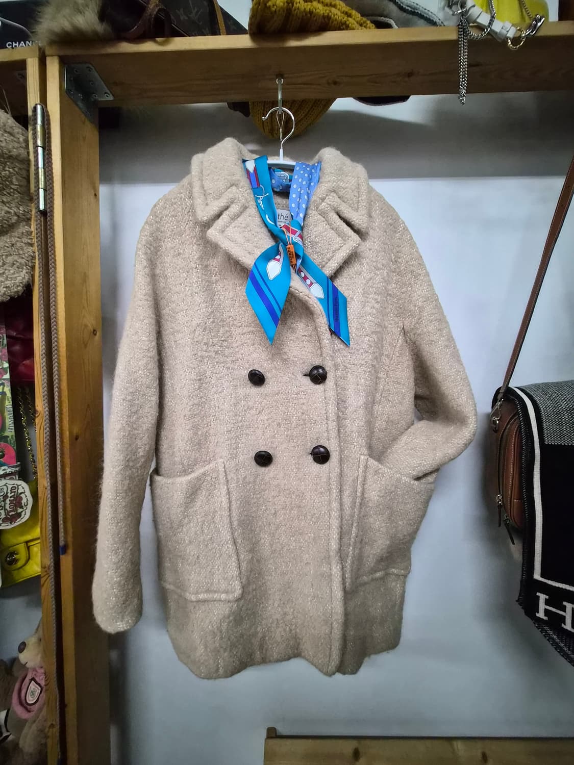 아떼 바네사브루노 알파카 수지 하프코트 상품이미지2