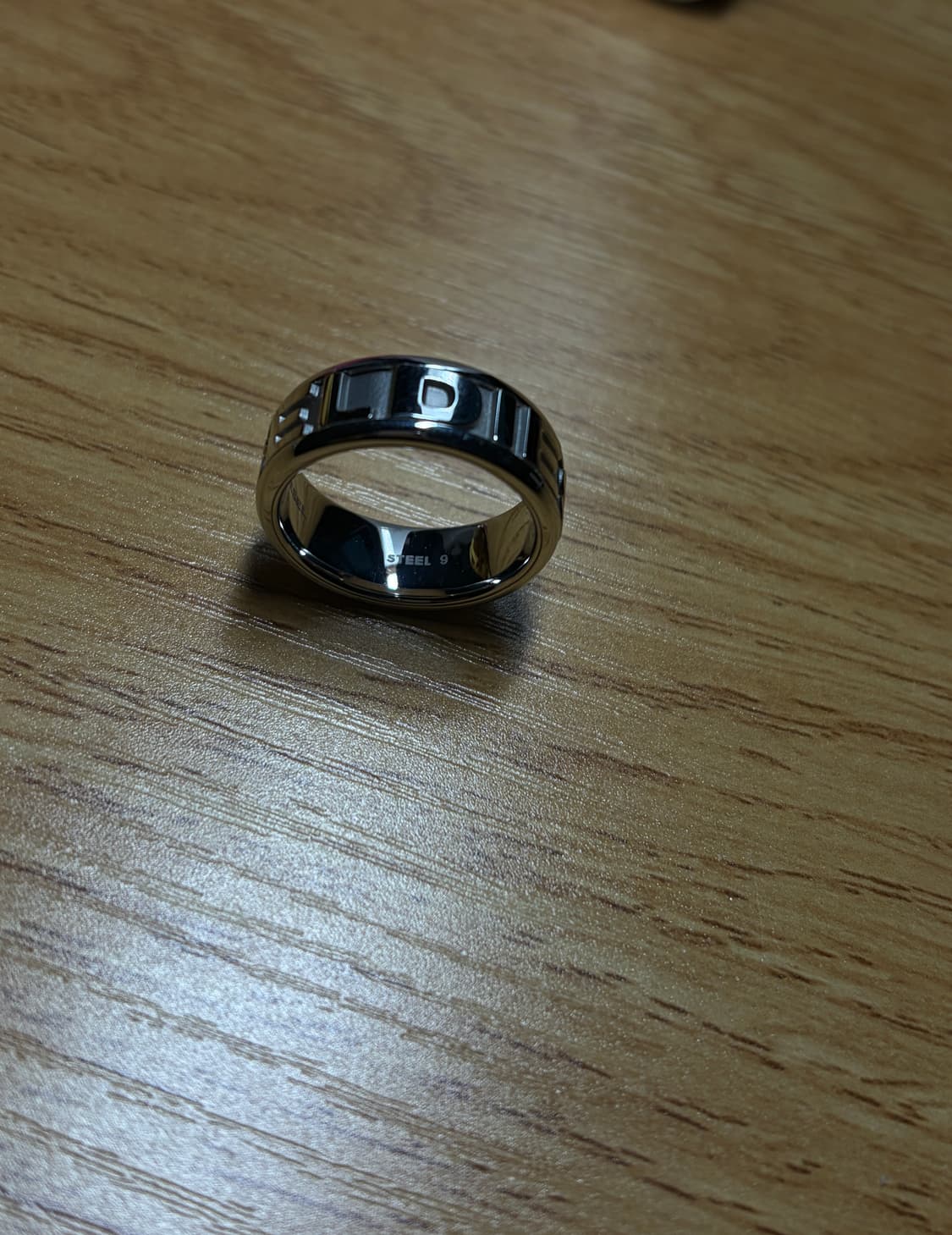 디젤 Dx1108 스테인리스 스틸 밴드 링 8호 상품이미지5