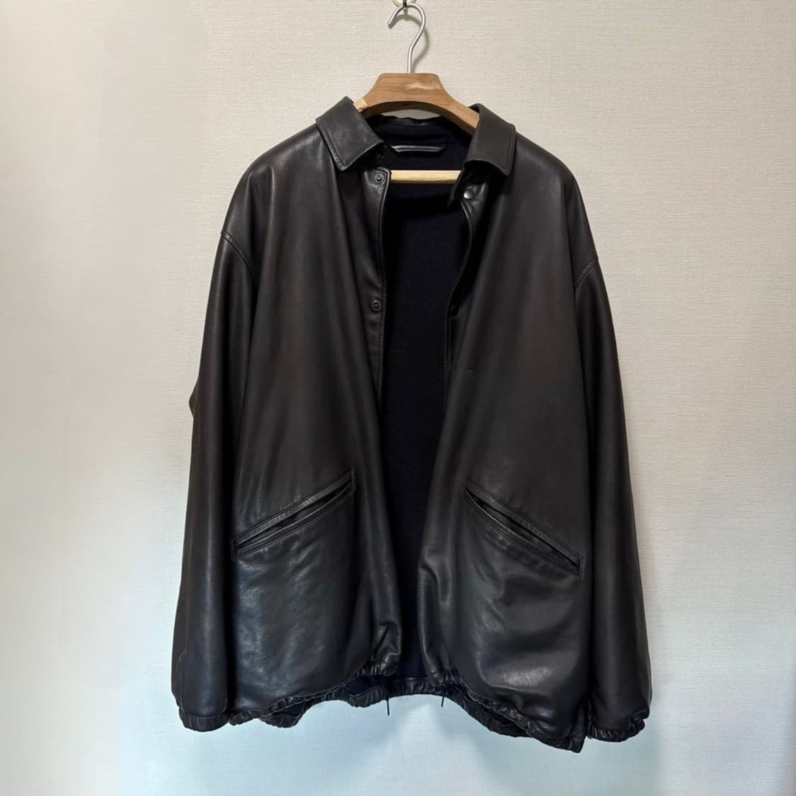 24aw 양가죽 코치자켓 상품이미지1