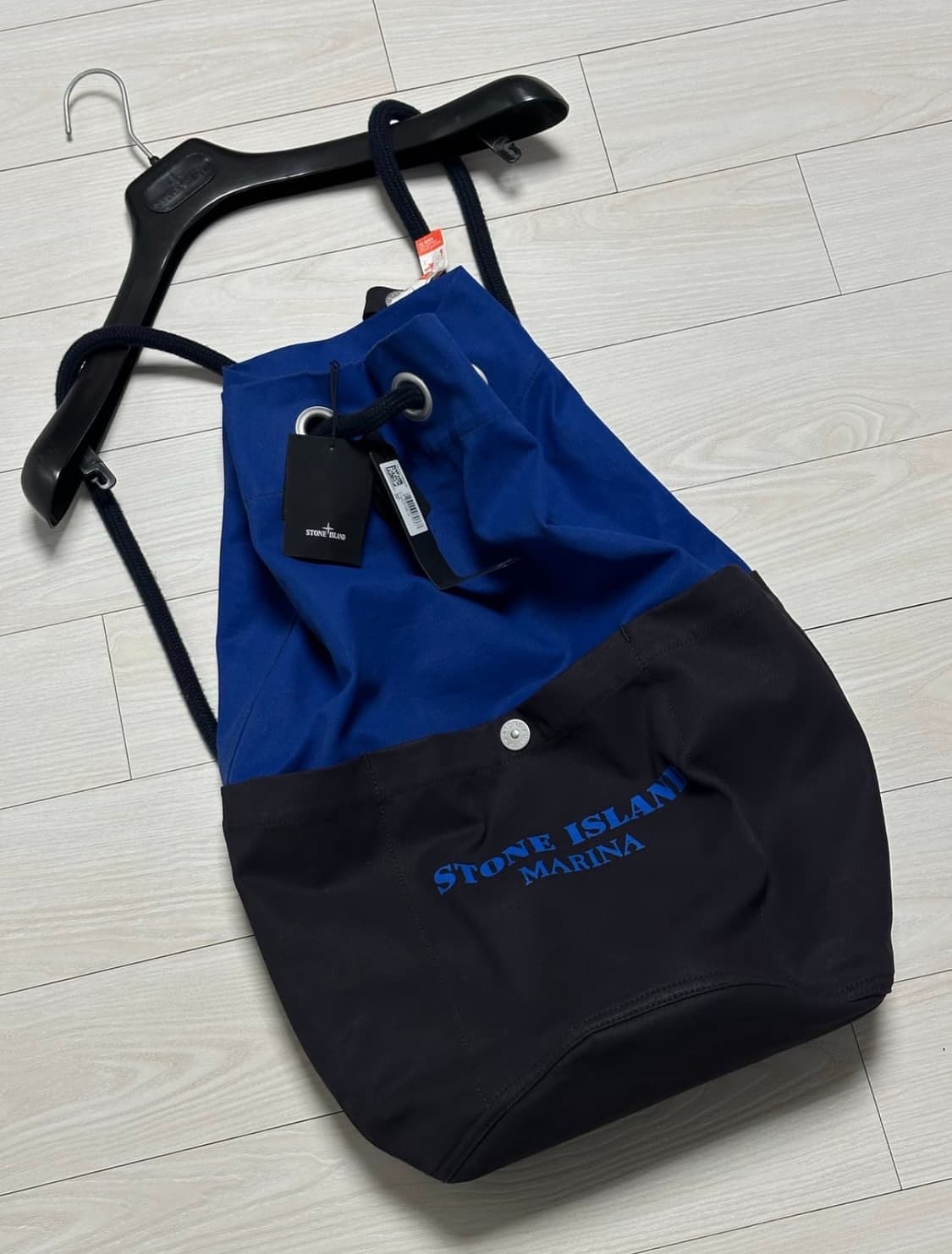 스톤아일랜드 마리나 플레이티드 코튼 더플백 24FW  상품이미지1