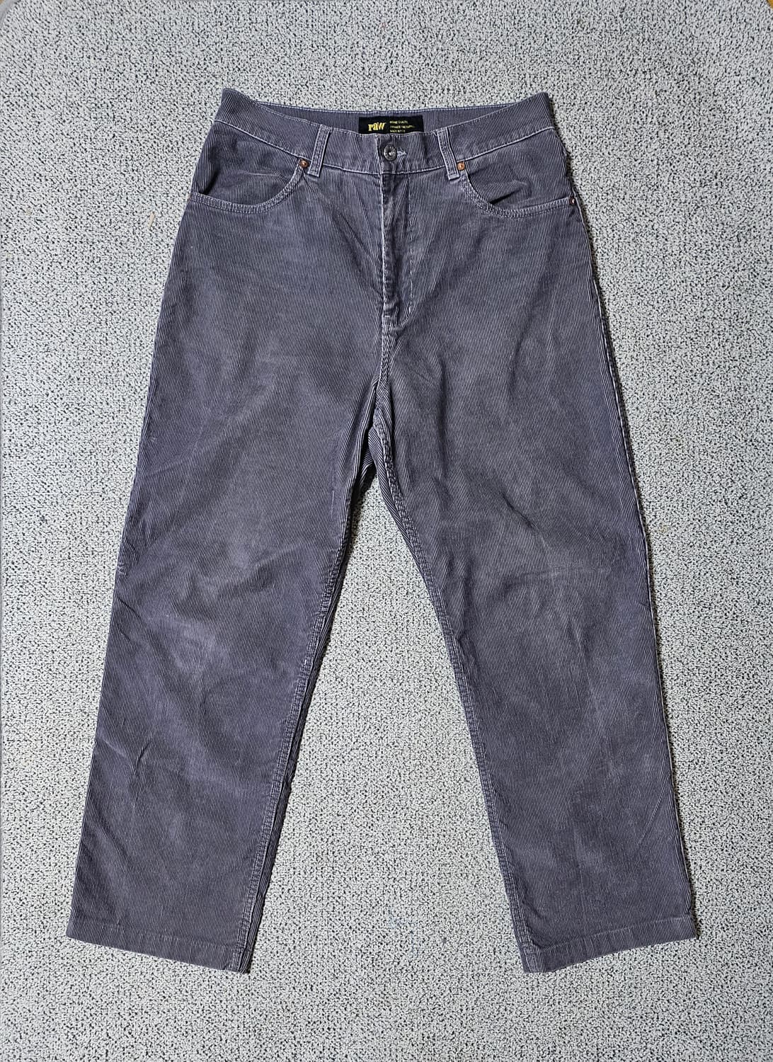 [0] 블라인드파일즈 부쉬 코듀로이 팬츠 그레이 상품이미지1