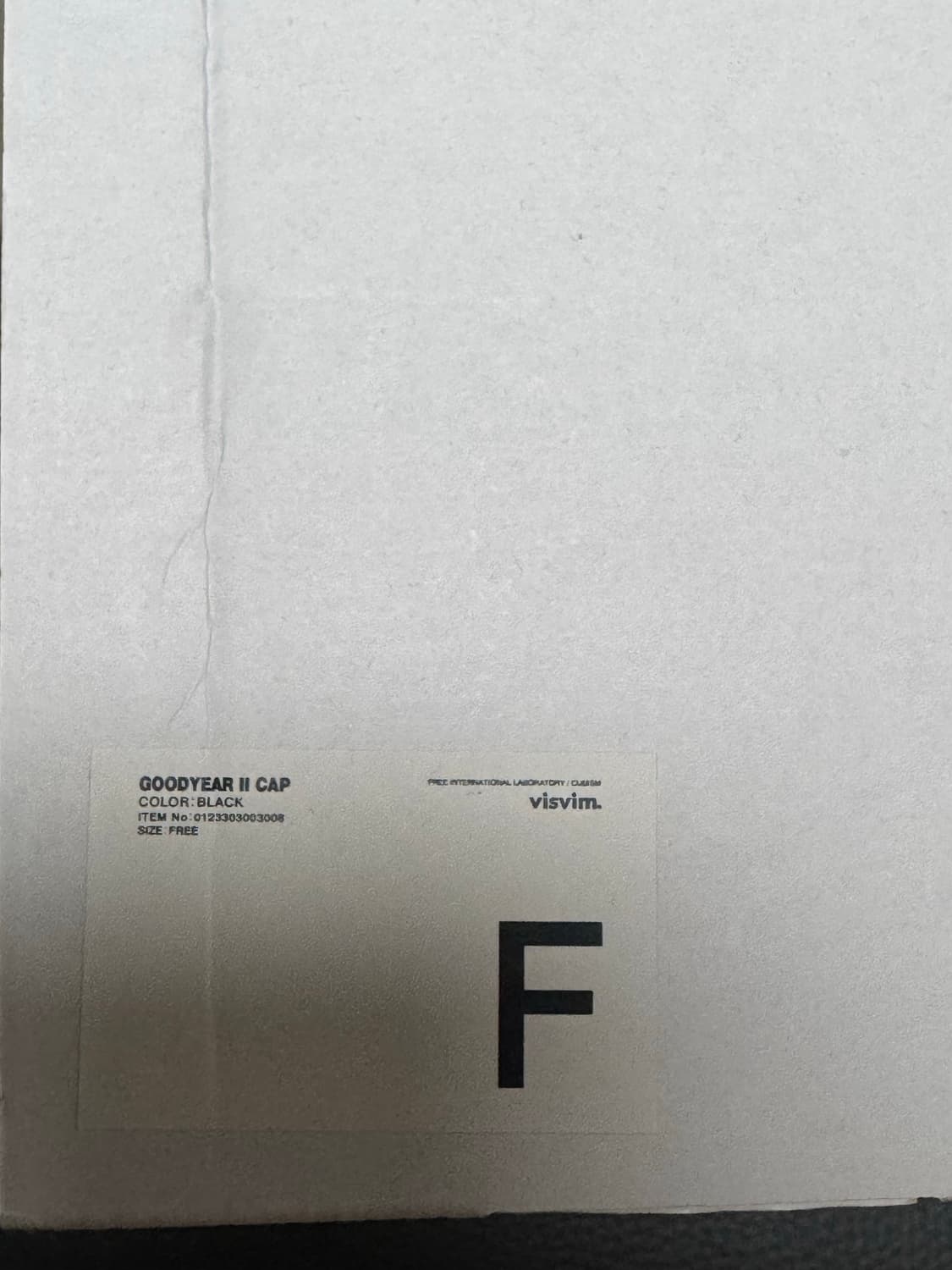 visvim 비즈빔 굿이어캡 블랙 상품이미지4