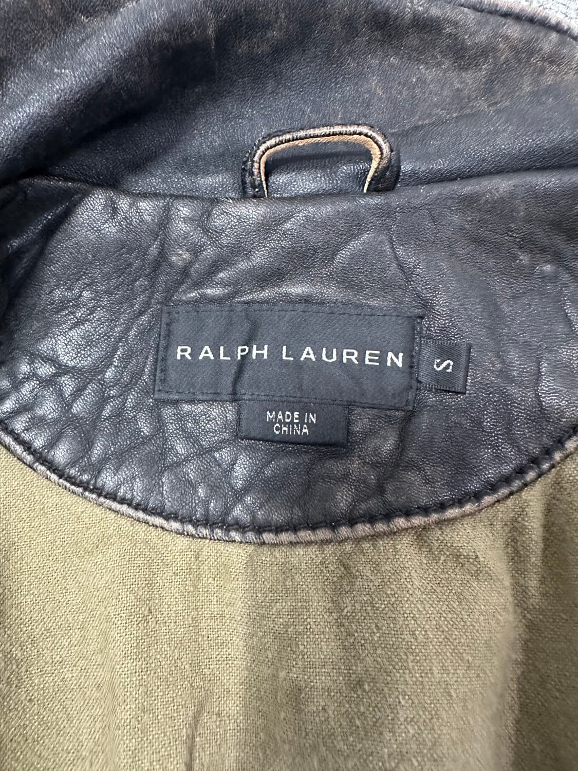 폴로랄프로렌 에이징 한정판 가죽자켓 레더자켓s 상품이미지2