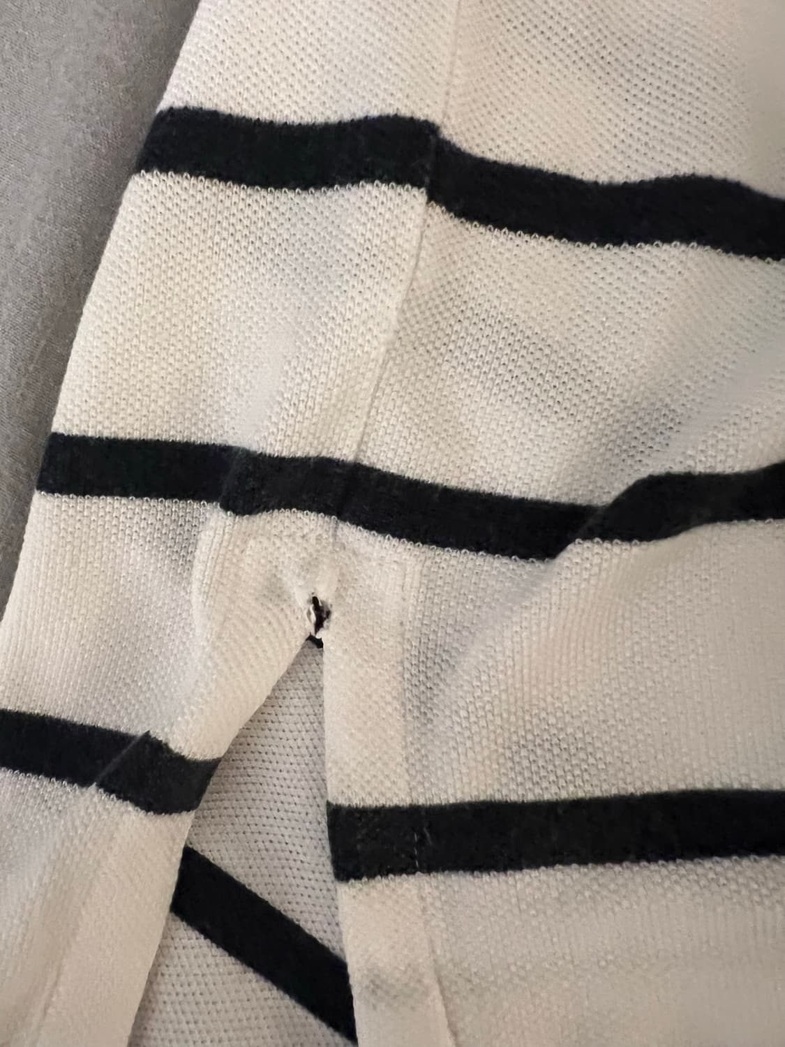 폴로 랄프로렌 단가라 줄무늬 카라티 커스텀핏 M 상품이미지10
