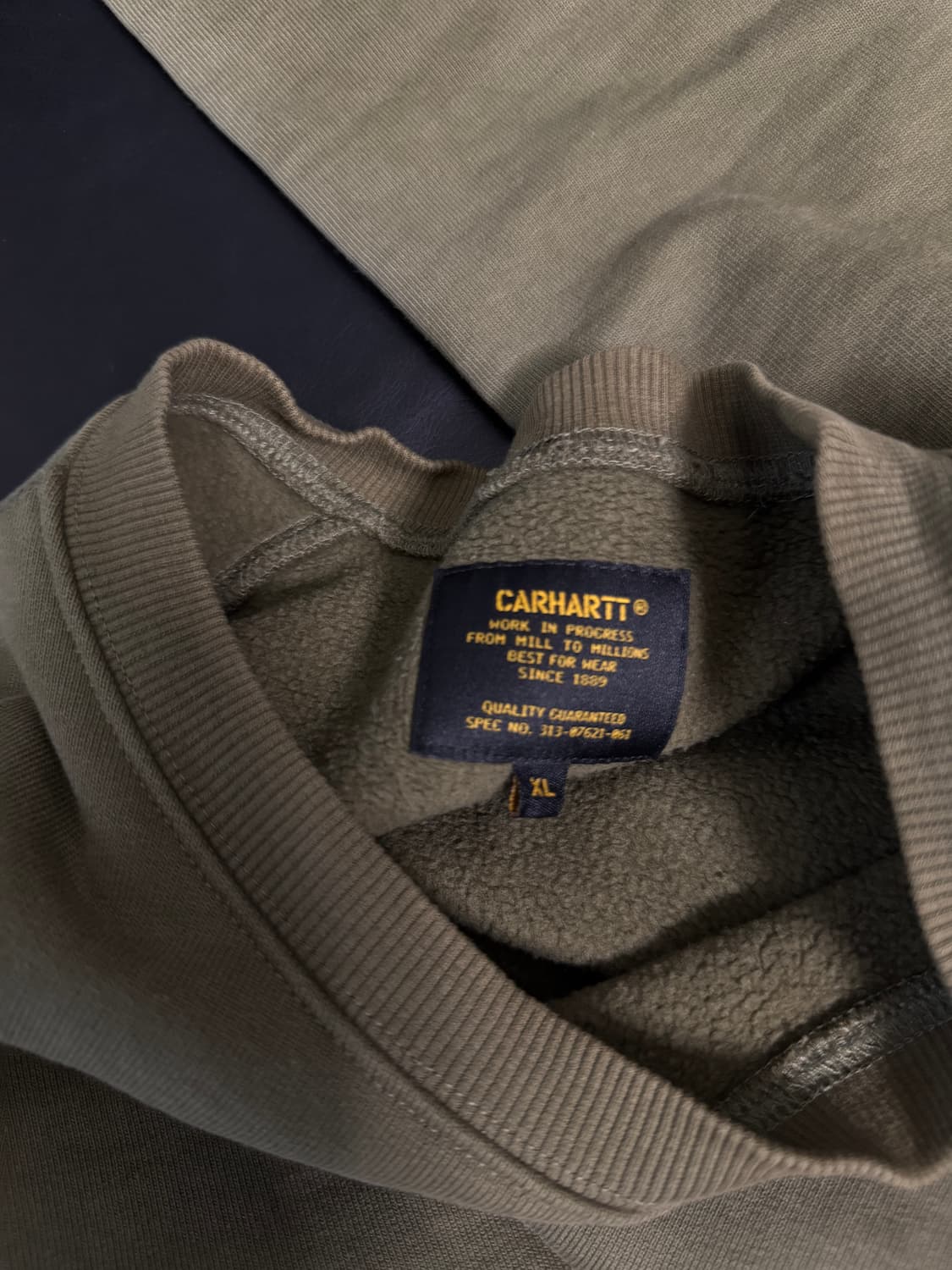 (L) 칼하트 카키 밀리터리 맨투맨 빈티지  상품이미지6