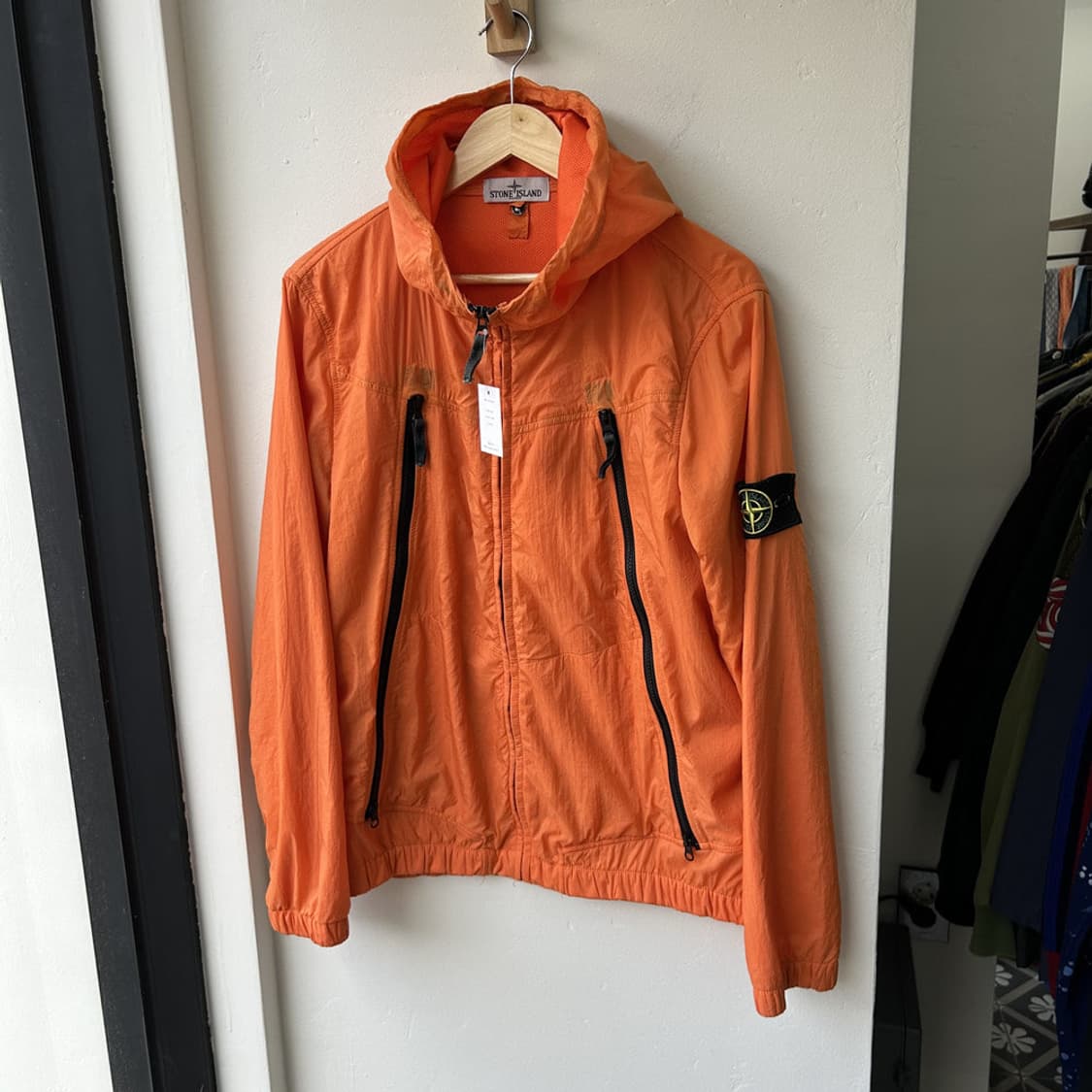 16735 - 스톤아일랜스 와펜 사선 지퍼 바람막이 자켓 상품이미지2