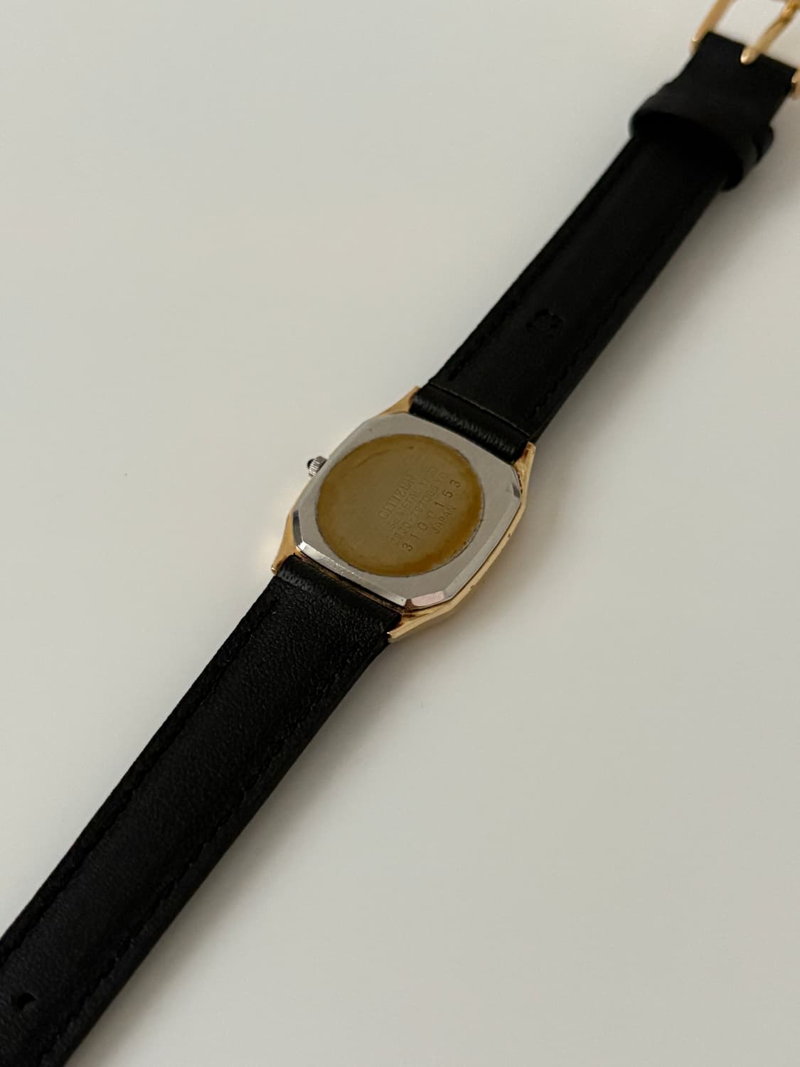 80s exceed gold square ladies quartz 상품이미지7