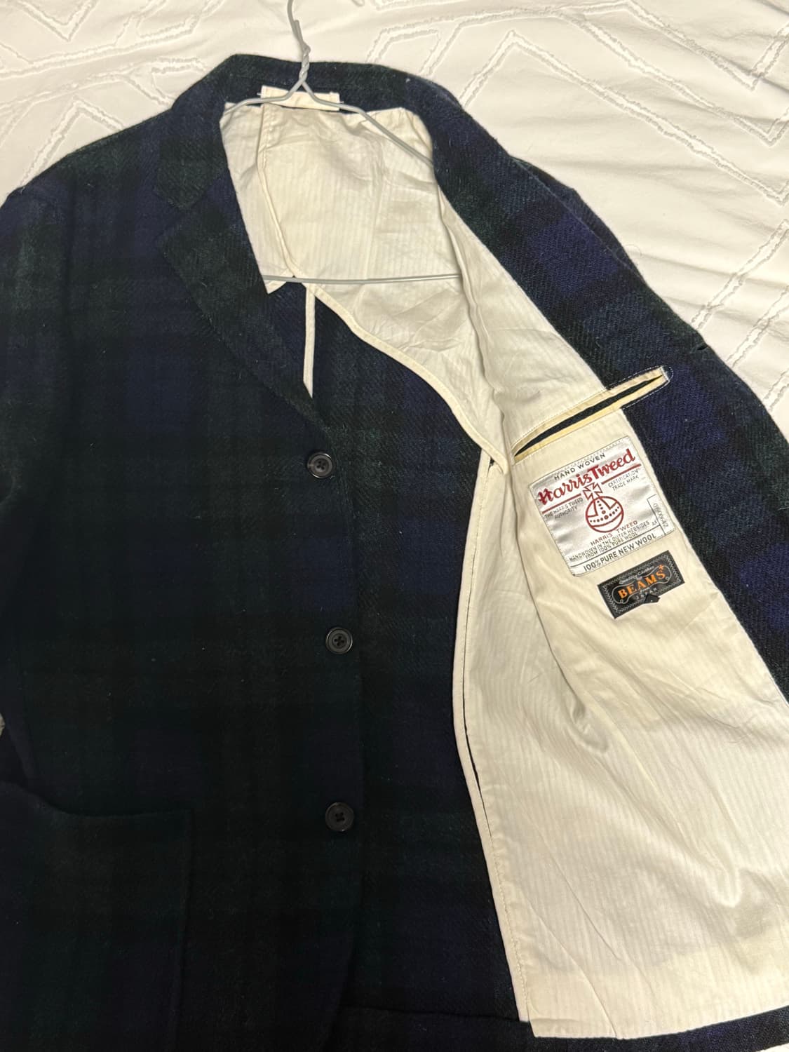 빔즈x헤리스 트위드 자켓 상품이미지4