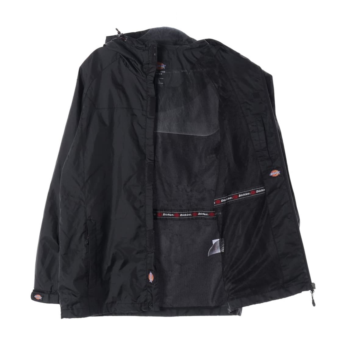 디키즈 올드스쿨 로고 자수 후드 바람막이 자켓 블랙 L 상품이미지2