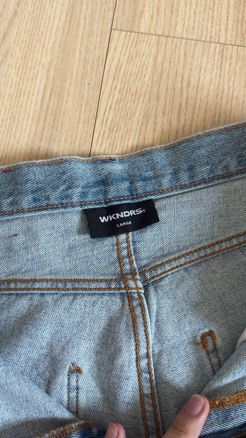 위캔더스 애플 데님 팬츠 L 상품이미지3