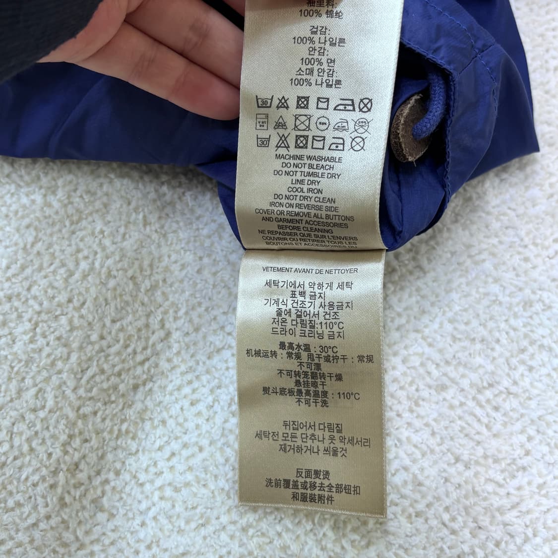 M 버버리 노바체크안감 바람막이 0305E 상품이미지6