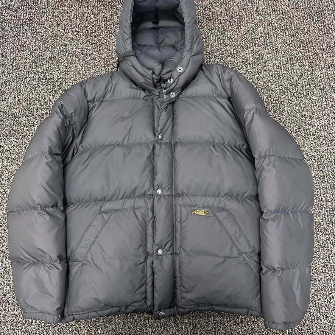 POLO 폴로 랄프로렌 다운 푸퍼 패딩 점퍼 블랙 M 상품이미지1