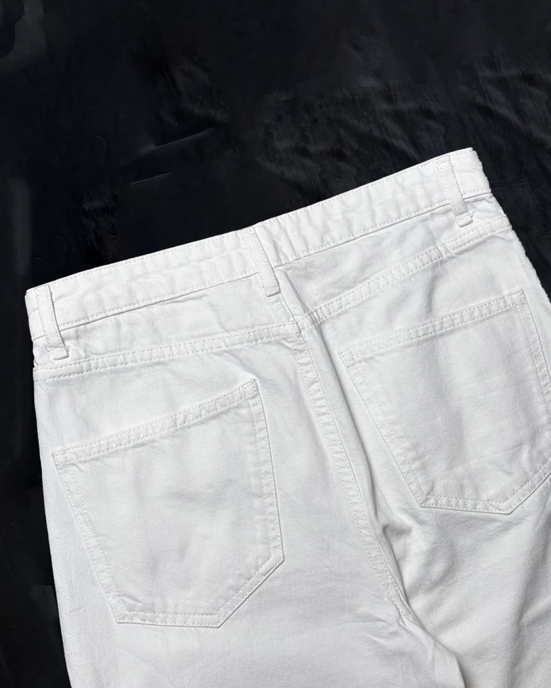 일본빈티지 ZARA 화이트 데님 상품이미지4