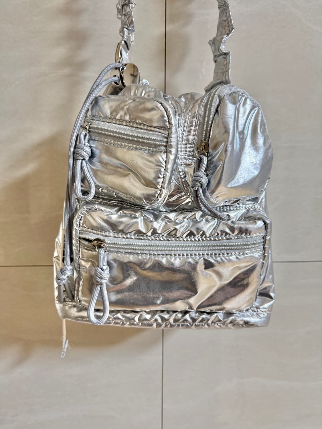 컨트롤프릭스 복조리백 크로스백 실버 상품이미지2