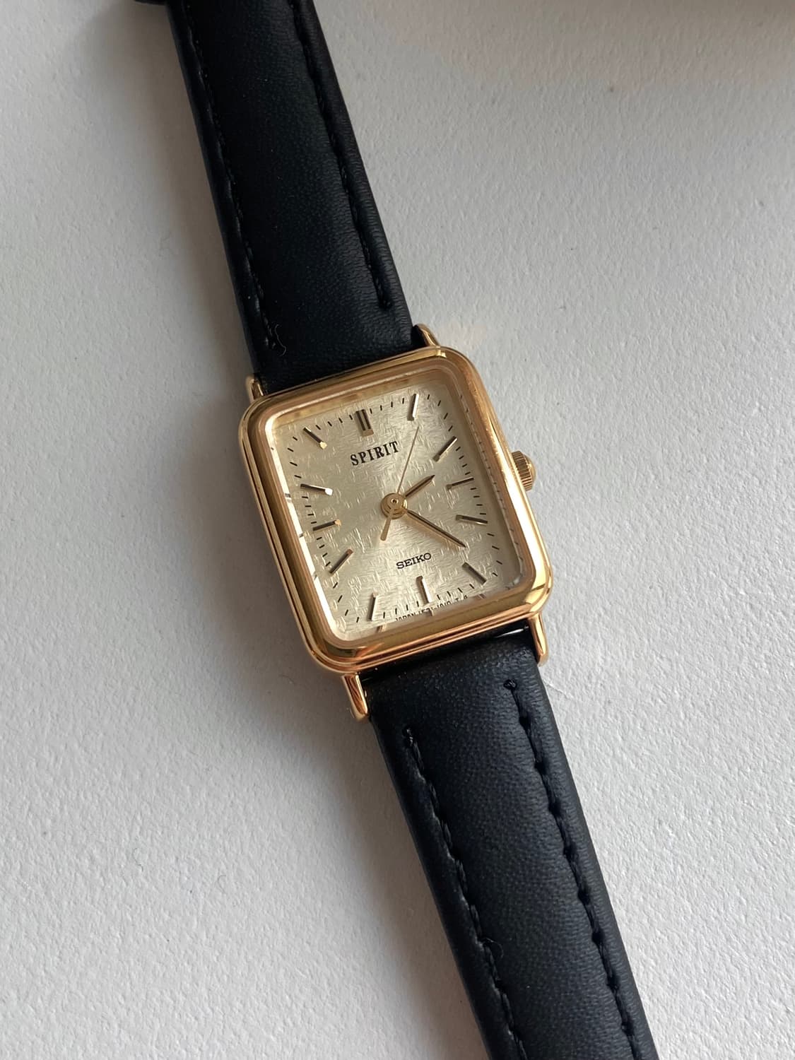 Seiko 세이코 스피릿 스퀘어 쿼츠 골드 레이디스 상품이미지2