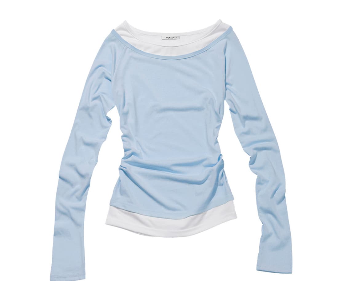 라이크더모스트 셔링 포인트 오프숄더 상품이미지2