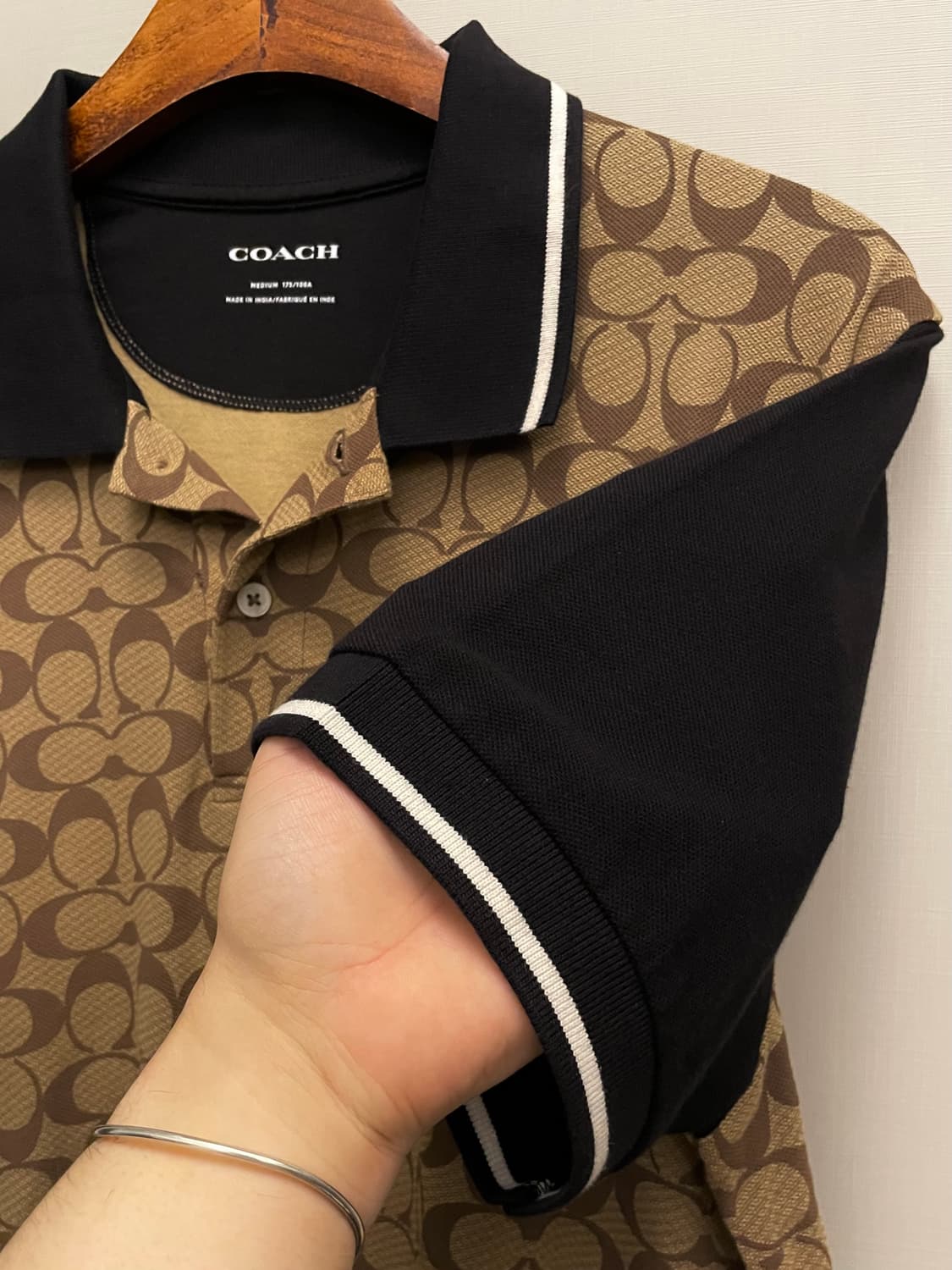 (M~L)COACH 코치 시그니처 폴로 PK 반팔카라티셔츠 명품카라티 상품이미지5