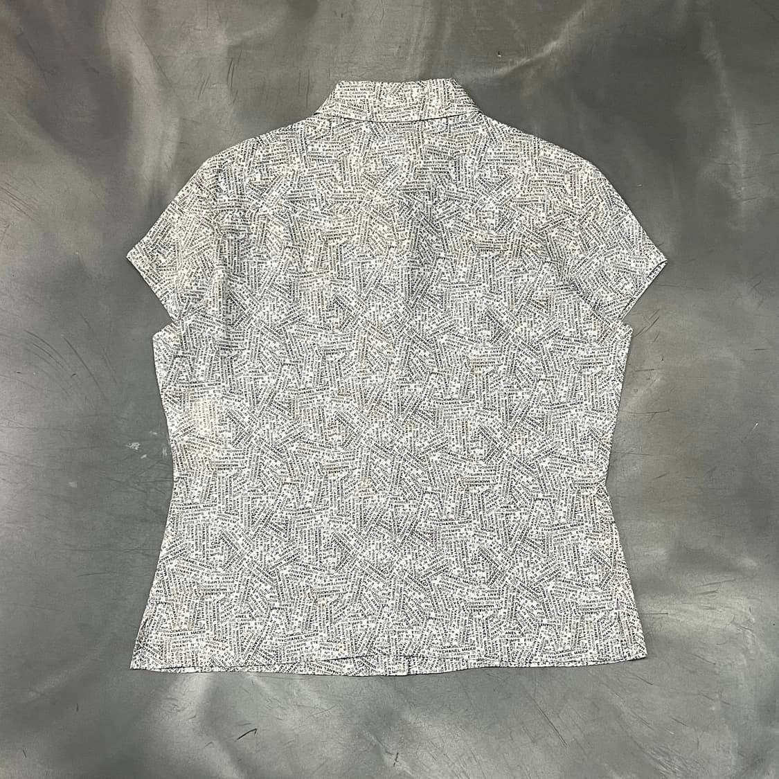  샤넬 레터랑 하프 슬리브 셔츠 +명품감정서 y16324 상품이미지2