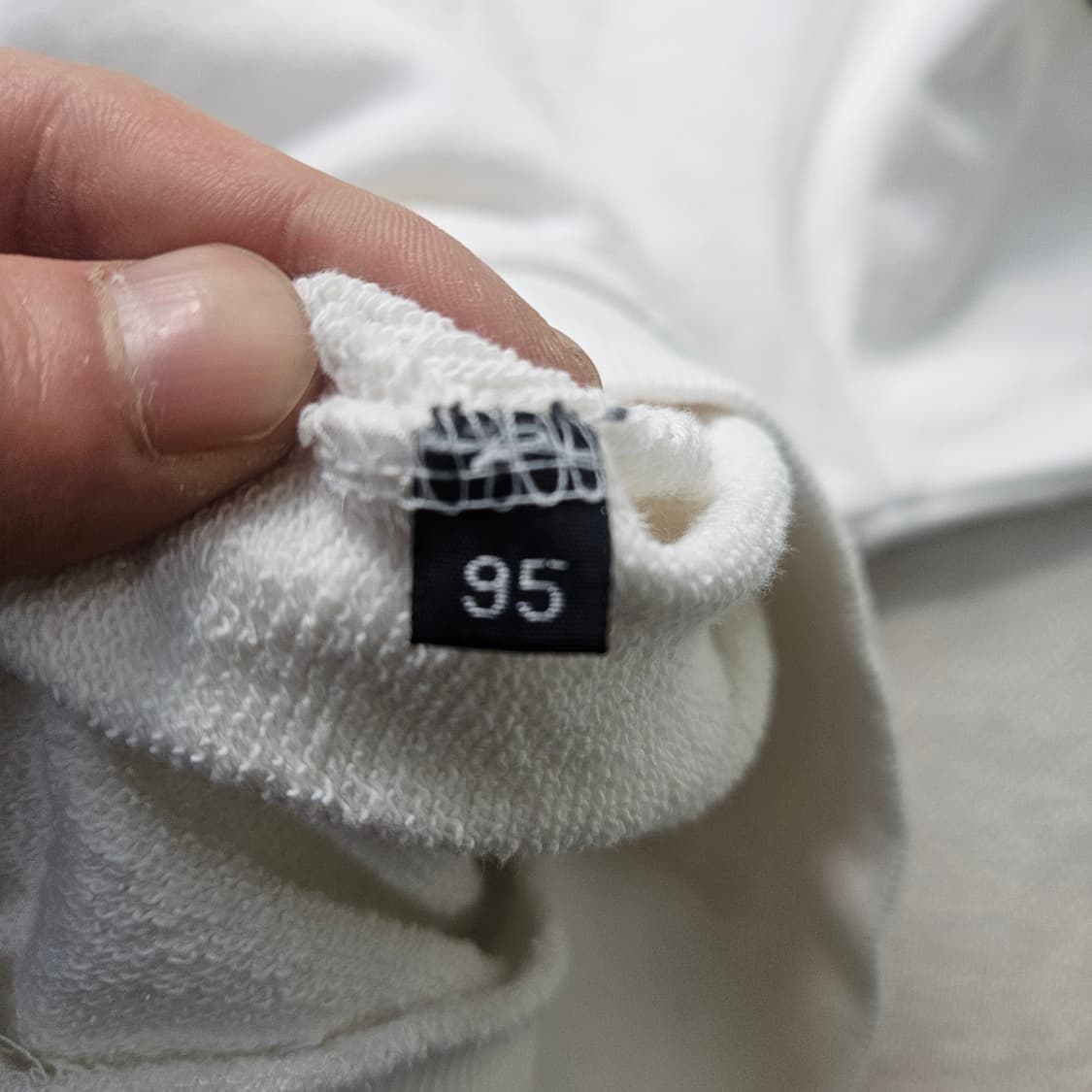 95 빈티지 와펜 화이트 맨투맨 0325Y 상품이미지5