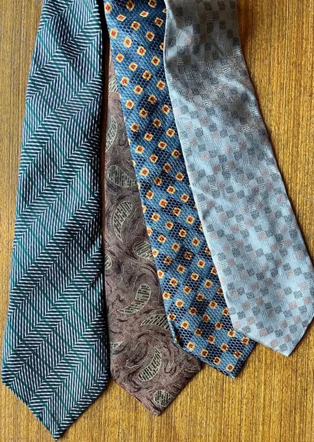 빈티지 타이 4종 (겐죠, 에르메네질도제냐, 리키엘옴므, 랑방)  상품이미지1