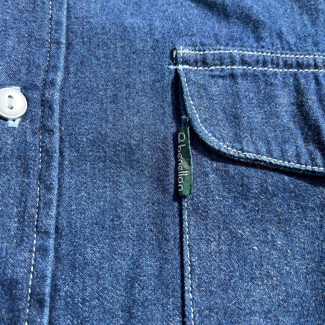 ITALY 베네통 데님 셔츠 (실측확인) 상품이미지2