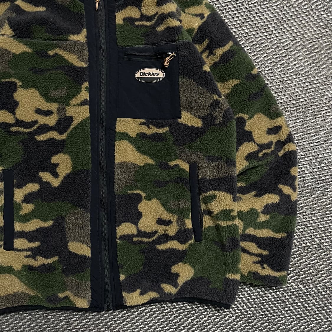 디키즈 카모플라쥬 밀리터리 쉐르파 플리스 집업y 5230 상품이미지3