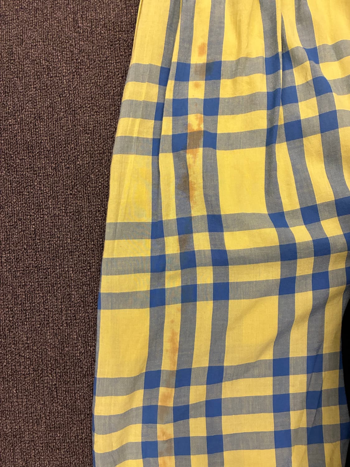 F)Japanese vintage 여성 체크 무늬 롱스커트(이염) 상품이미지5