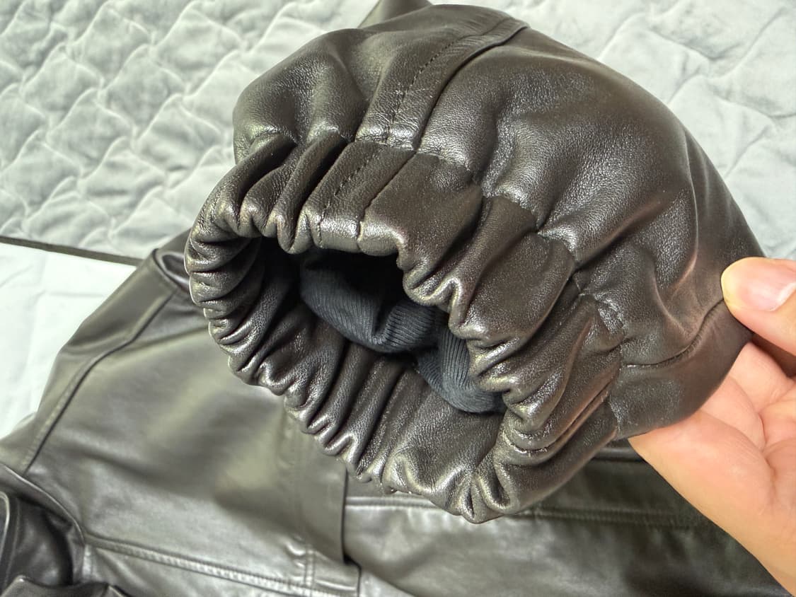 23fw 르메르 레더 블루종 M 상품이미지3