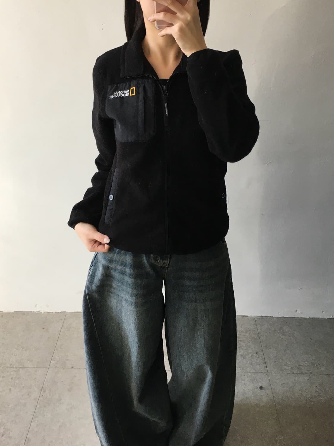 네셔널지오그래픽 포켓 후리스 상품이미지1