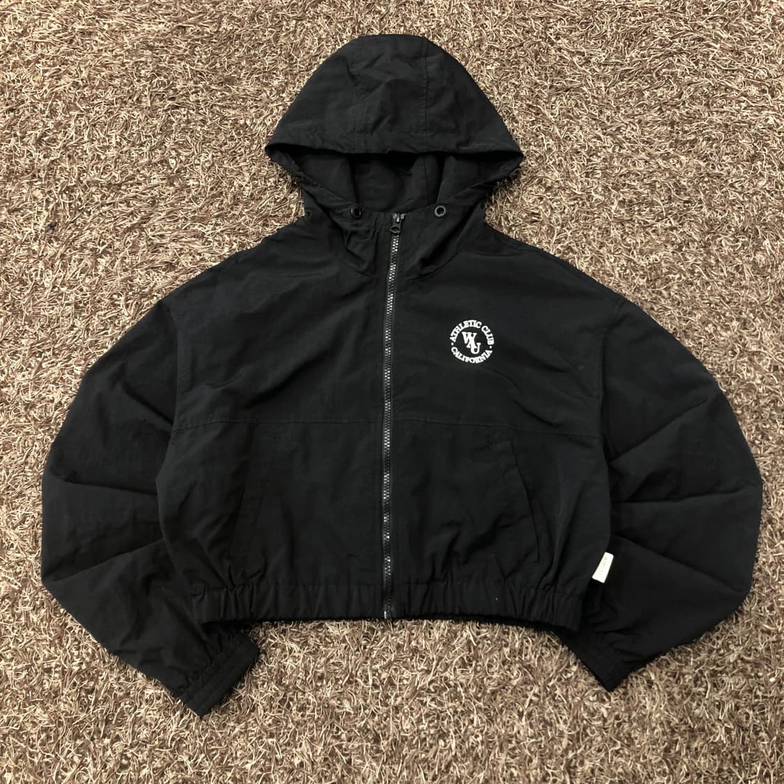 후아유 나일론 크롭 바람막이 자켓 상품이미지1